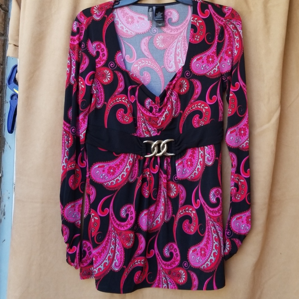 Bisou Bisou paisley top